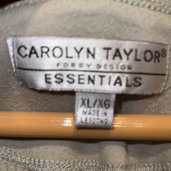 Vintage Sage Green Henley Tank - Picture 3 of 5